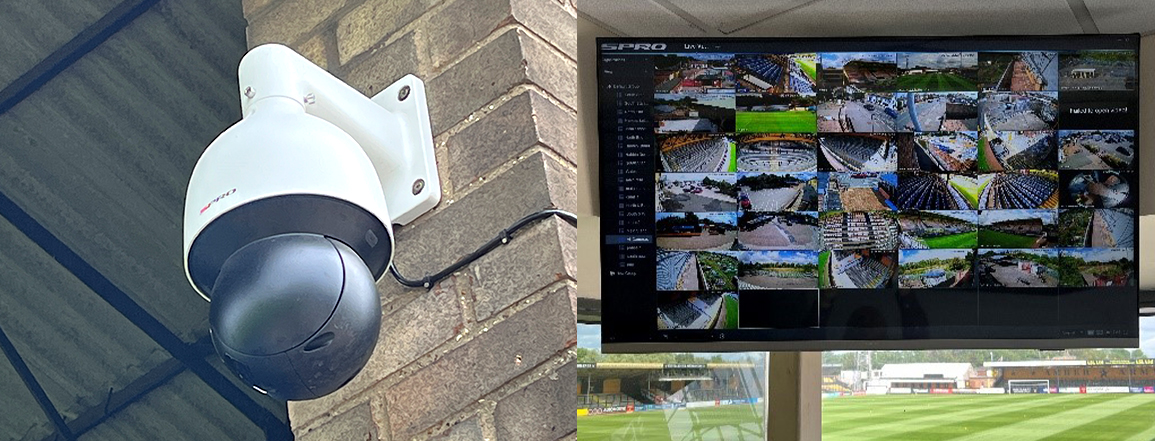 SPRO PTZ - Cambridge United Football Club - Abbey Stadium- CCTV